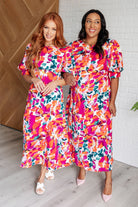 Stroll in the Park Floral Dress - Charming Charlie
