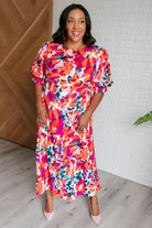 Stroll in the Park Floral Dress - Charming Charlie