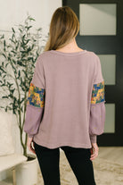 Subtle Breeze Floral Patchwork Pullover - Charming Charlie