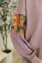 Subtle Breeze Floral Patchwork Pullover - Charming Charlie