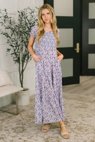 Sugar Talking Tiered Dress in Floral Print - Charming Charlie