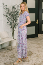 Sugar Talking Tiered Dress in Floral Print - Charming Charlie