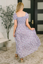 Sugar Talking Tiered Dress in Floral Print - Charming Charlie