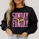 Sunday Funday Gameday in Black Sweatshirt - Charming Charlie