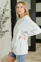 Sunday Snug Relaxed Pullover in Bone - Charming Charlie