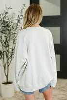Sunday Snug Relaxed Pullover in Bone - Charming Charlie