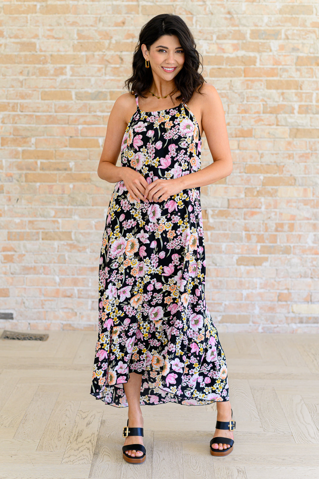 Sunny Side of Life Halter Top Dress - Charming Charlie