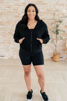 Getting Active Biker Shorts in Black - Charming Charlie