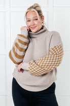 Super Seasonal Patchwork Waffle Knit Sweater - Charming Charlie