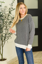 Super Secret Chevron Sweater - Charming Charlie