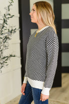 Super Secret Chevron Sweater - Charming Charlie