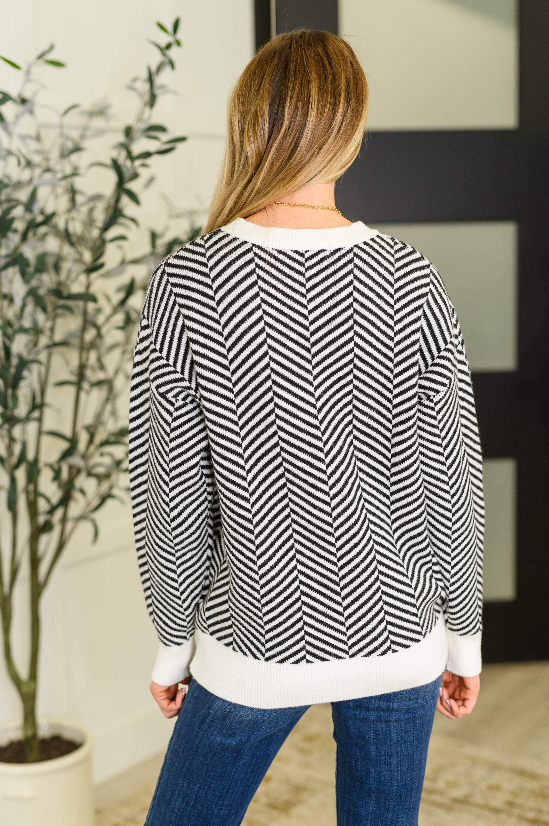 Super Secret Chevron Sweater - Charming Charlie