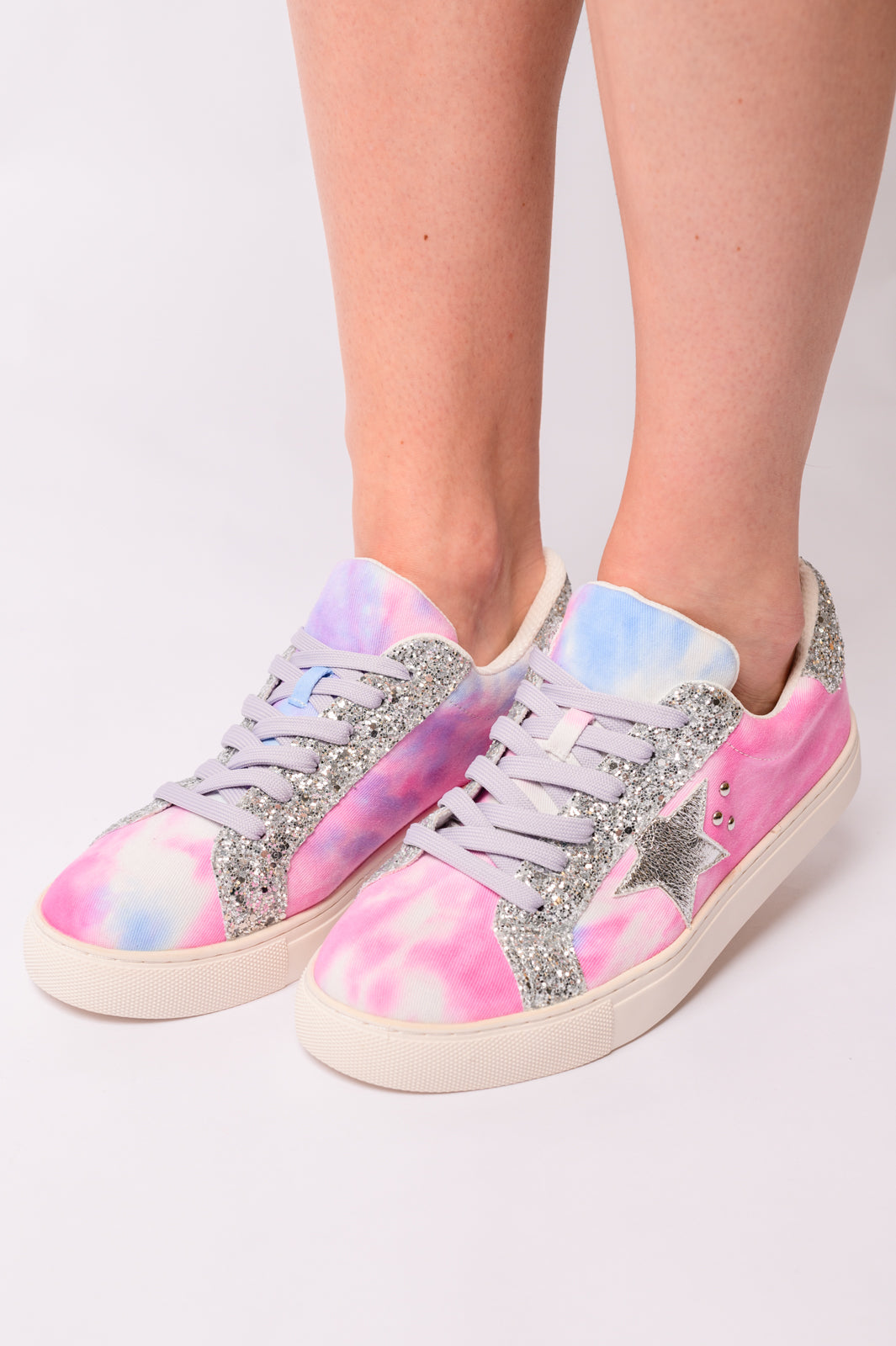 Supernova Sneakers in Pastel Tie Dye - Charming Charlie