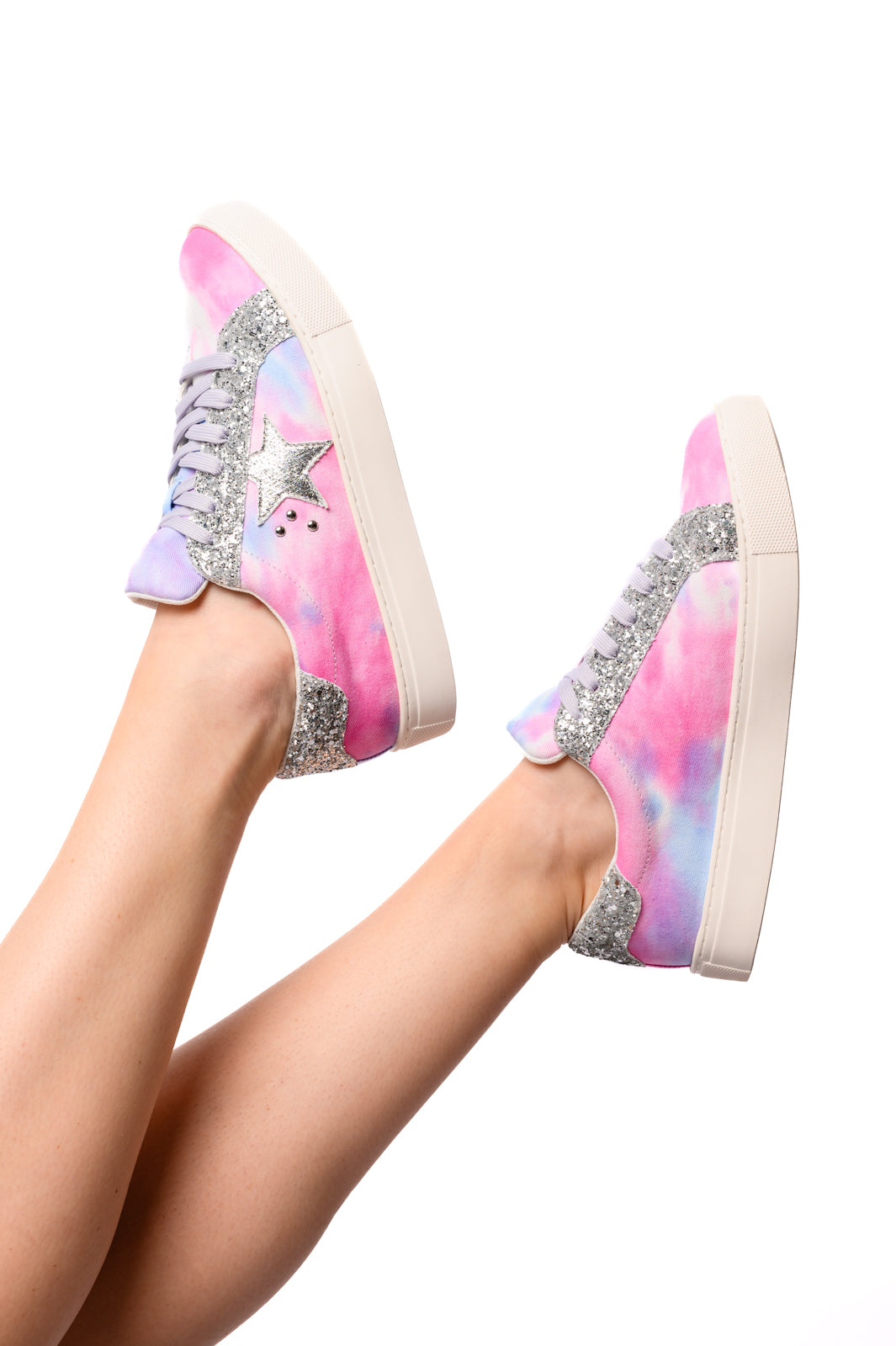Supernova Sneakers in Pastel Tie Dye - Charming Charlie