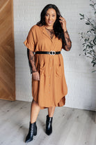 Sure to Be Great Shirt Dress - Charming Charlie