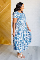 Surf Watch Tiered Midi Dress - Charming Charlie