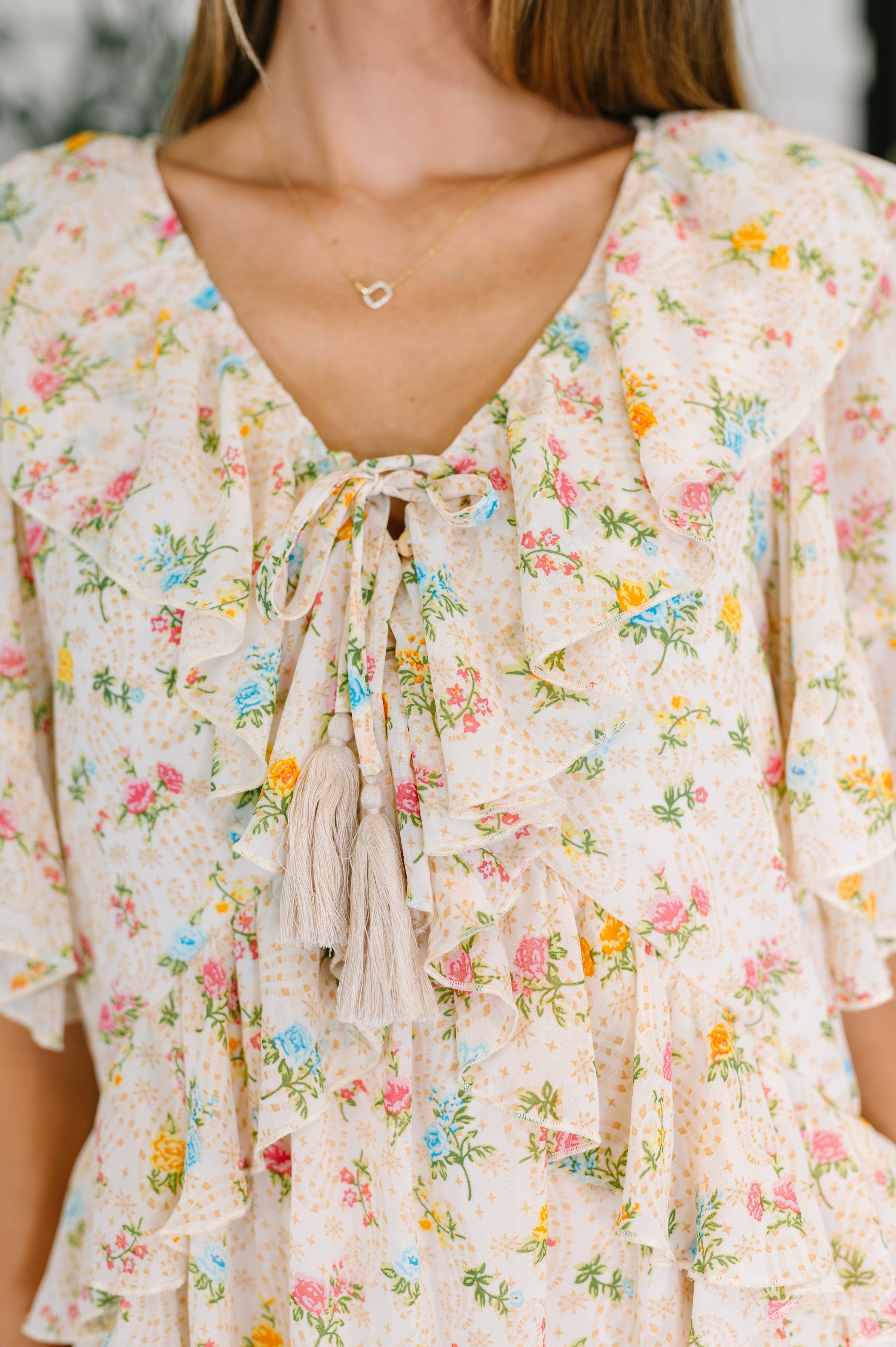 Sweet Escape Boho Floral Dress - Charming Charlie