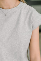 Sweet Like That Casual Dress in Heather Grey - Charming Charlie