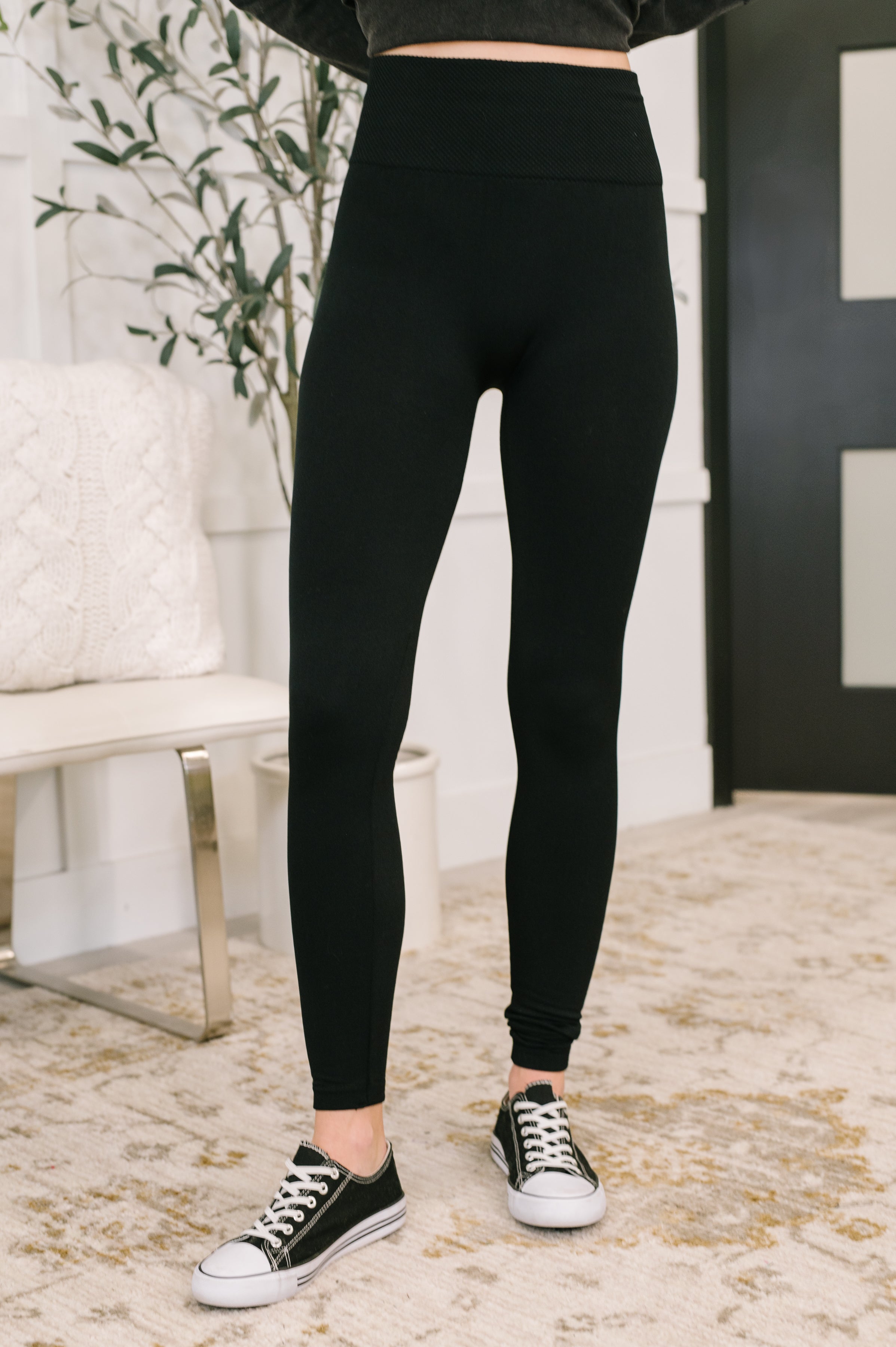 Sweet Steppin' High Waist Leggings in Black - Charming Charlie