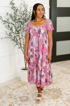 Sweetheart Club Square Neck Floral Dress - Charming Charlie