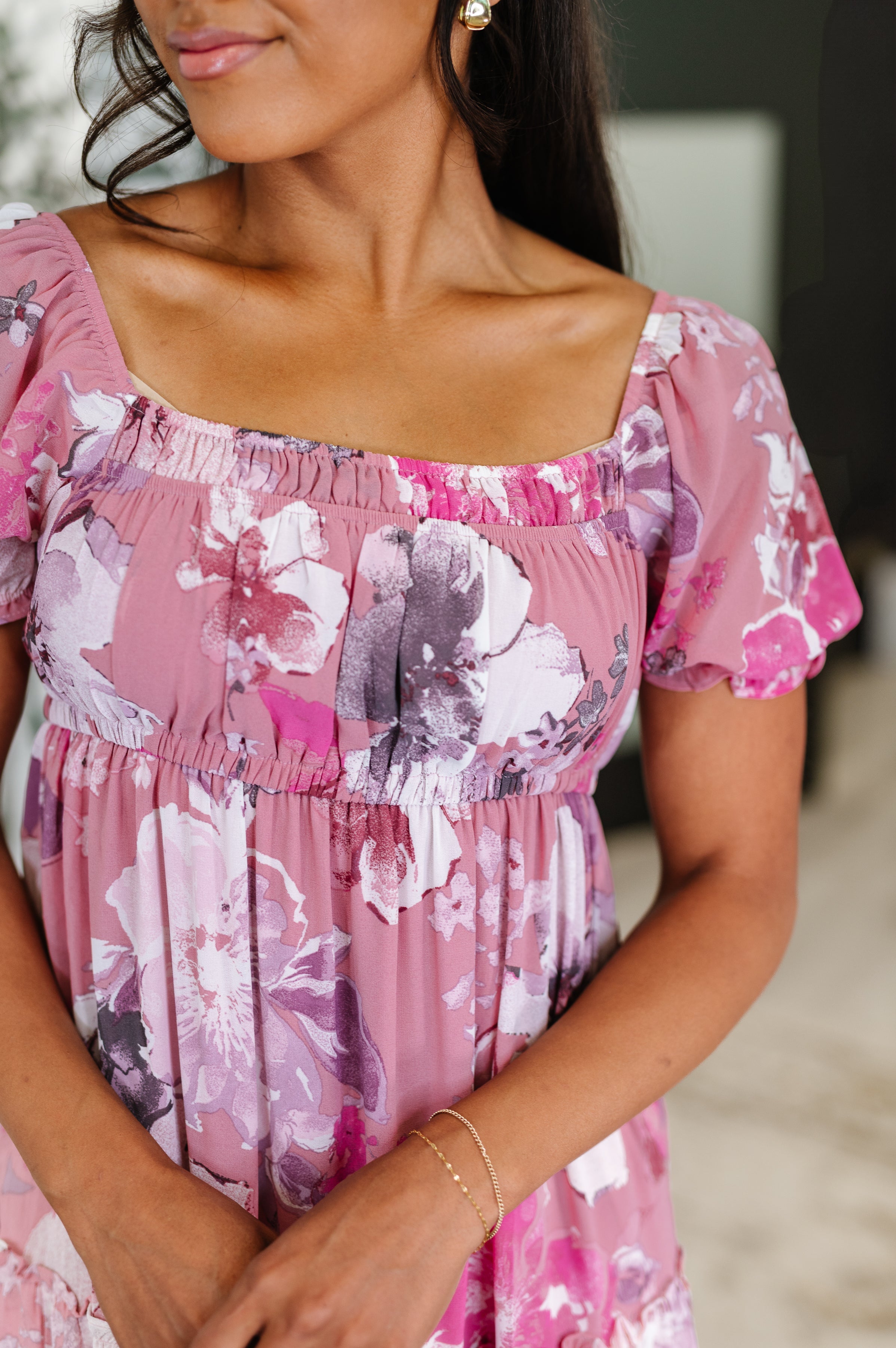 Sweetheart Club Square Neck Floral Dress  Charming Charlie