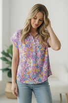 A Sweet Escape Floral Blouse - Charming Charlie