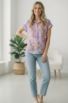 A Sweet Escape Floral Blouse - Charming Charlie