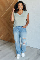 Take It In Flutter Sleeve Top - Charming Charlie