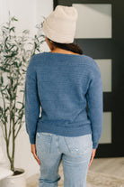 Take My Time Boatneck Textured Long Sleeve - Charming Charlie