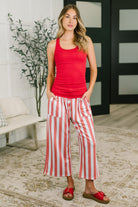 Take Your Time High Waisted Wide Leg Bottoms - Charming Charlie