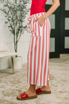 Take Your Time High Waisted Wide Leg Bottoms - Charming Charlie