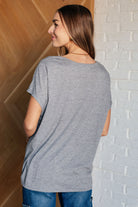 Take it Easy Eyelet Trim Top - Charming Charlie