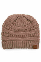 Taupe C.C Ribbed Knit Solid Color Beanie offers a timeless design with durable ribbed knitting, ensuring a snug and comfortable fit. Crafted for warmth and versatility, this beanie is perfect for everyday wear, providing reliable protection against cold weather while maintaining a sleek, minimalist style that complements any outfit. Its solid color adds understated appeal, making it an essential accessory for both casual and outdoor use. 