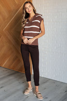 Tea Service 1/4 Zip Sleeveless Sweater - Charming Charlie