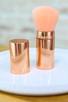 Rose Gold and Pink Telescopic Powder Brush - Charming Charlie