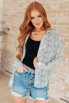 Terms of Endearment Dolman Sleeve Button Up - Charming Charlie