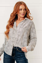 Terms of Endearment Dolman Sleeve Button Up - Charming Charlie