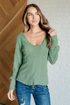 Terrific Texture Scoop Neck Top - Charming Charlie