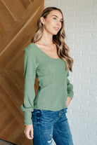 Terrific Texture Scoop Neck Top - Charming Charlie