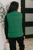 That's What I'm Talkin' About Puffer Vest in Hunter Green - Charming Charlie
