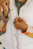 That's What I'm Talkin' About Puffer Vest in Sand Beige - Charming Charlie
