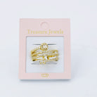 hypoallergenic ring, waterproof ring, tarnish free jewelry, boutique wholesale jewelry, dainty gold ring, gemstone statement ring, sparkly cubic zirconia ring, high quality jewelry gifts, elegant gold plated ring, trendy fashion ring, pastel gemstone ring