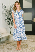 The Missing Piece Tiered Flutter Sleeve Dress - Charming Charlie