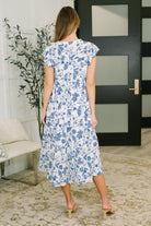 The Missing Piece Tiered Flutter Sleeve Dress - Charming Charlie