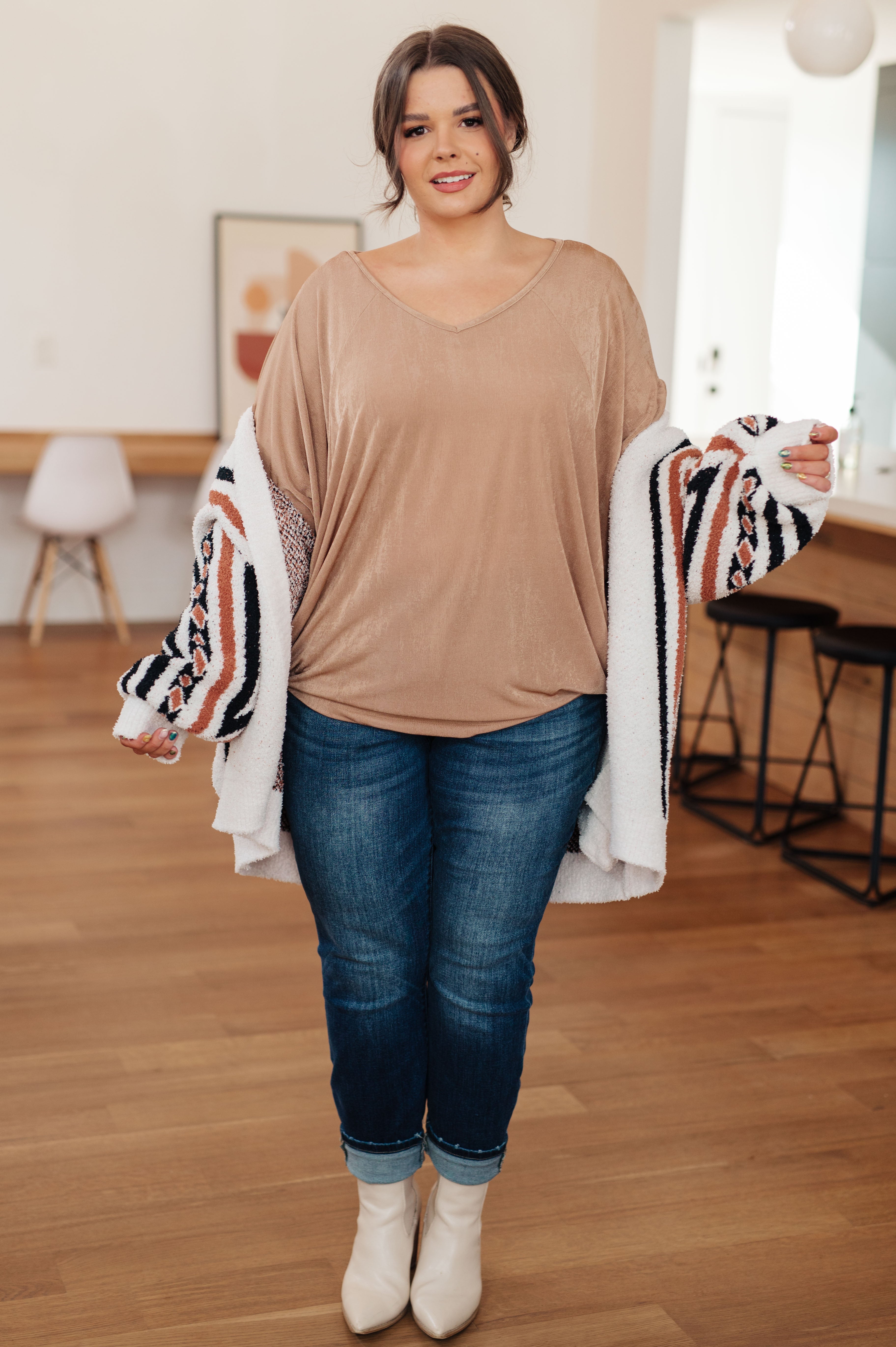 The Realest V-Neck Top - Charming Charlie