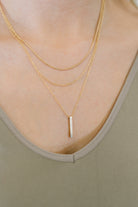 The Signature Set Layered Necklace Set in Gold - Charming Charlie