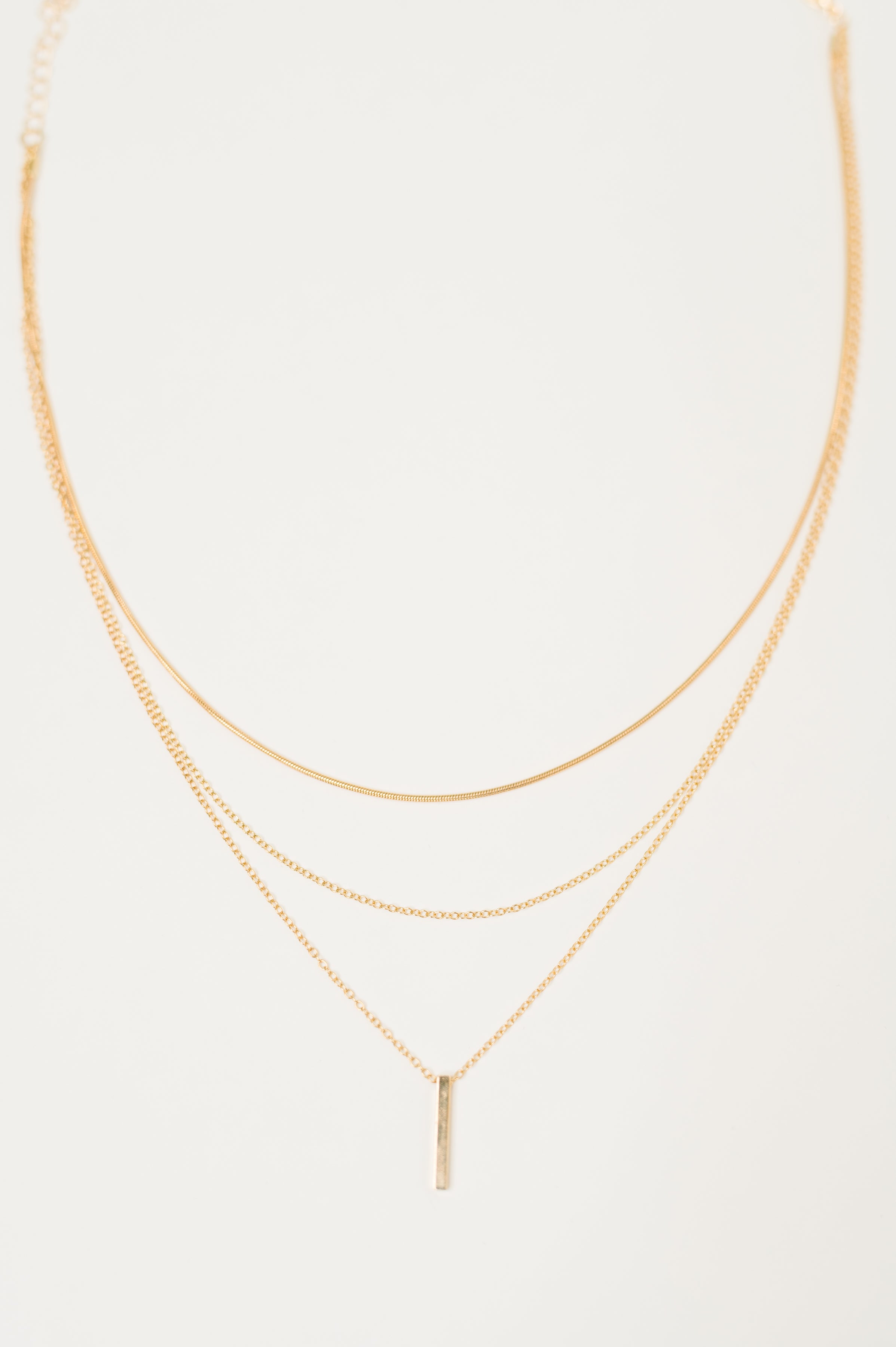 The Signature Set Layered Necklace Set in Gold - Charming Charlie