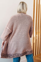 The Way It Was Cardigan in Mauve - Charming Charlie
