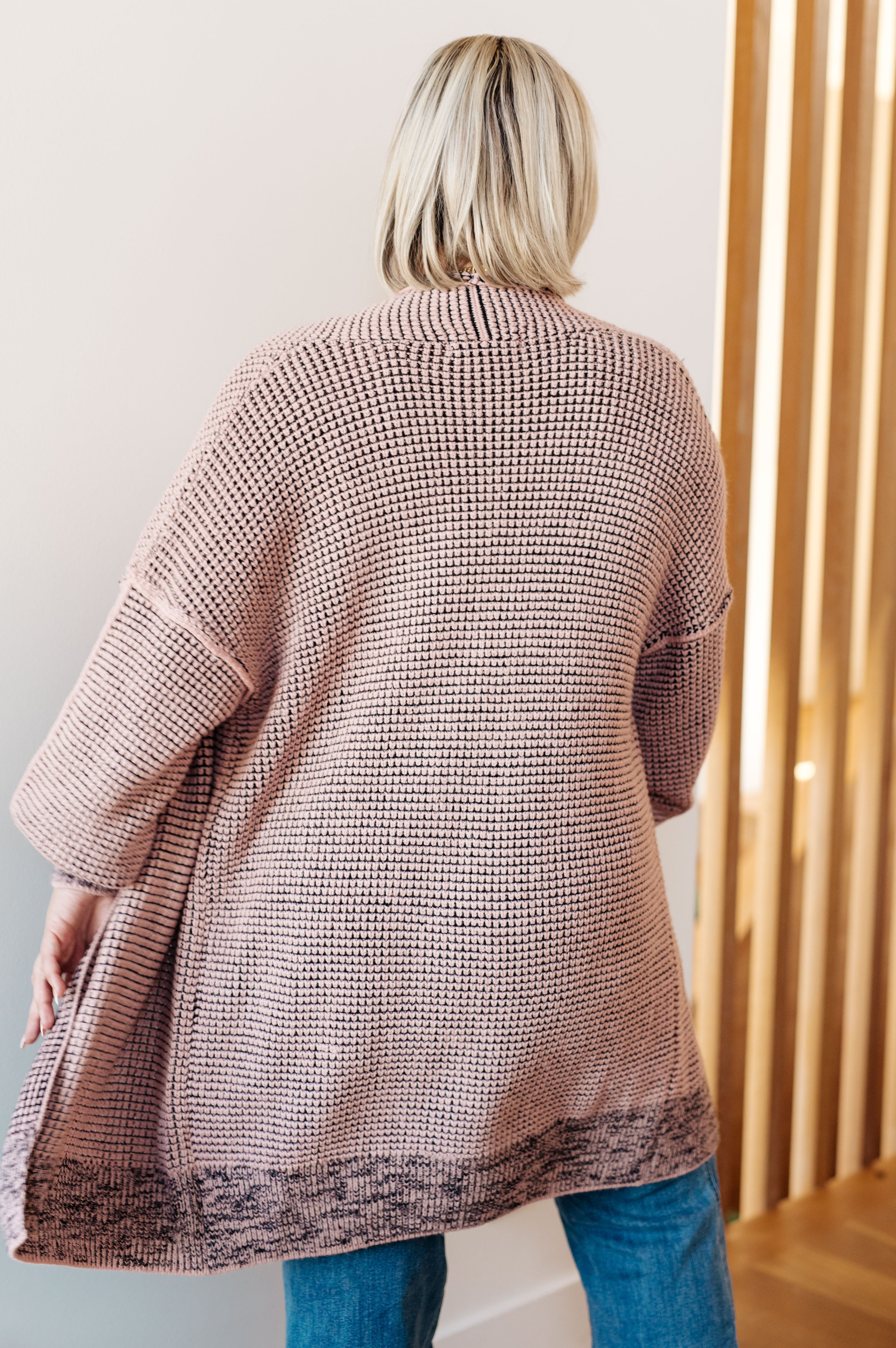 The Way It Was Cardigan in Mauve - Charming Charlie