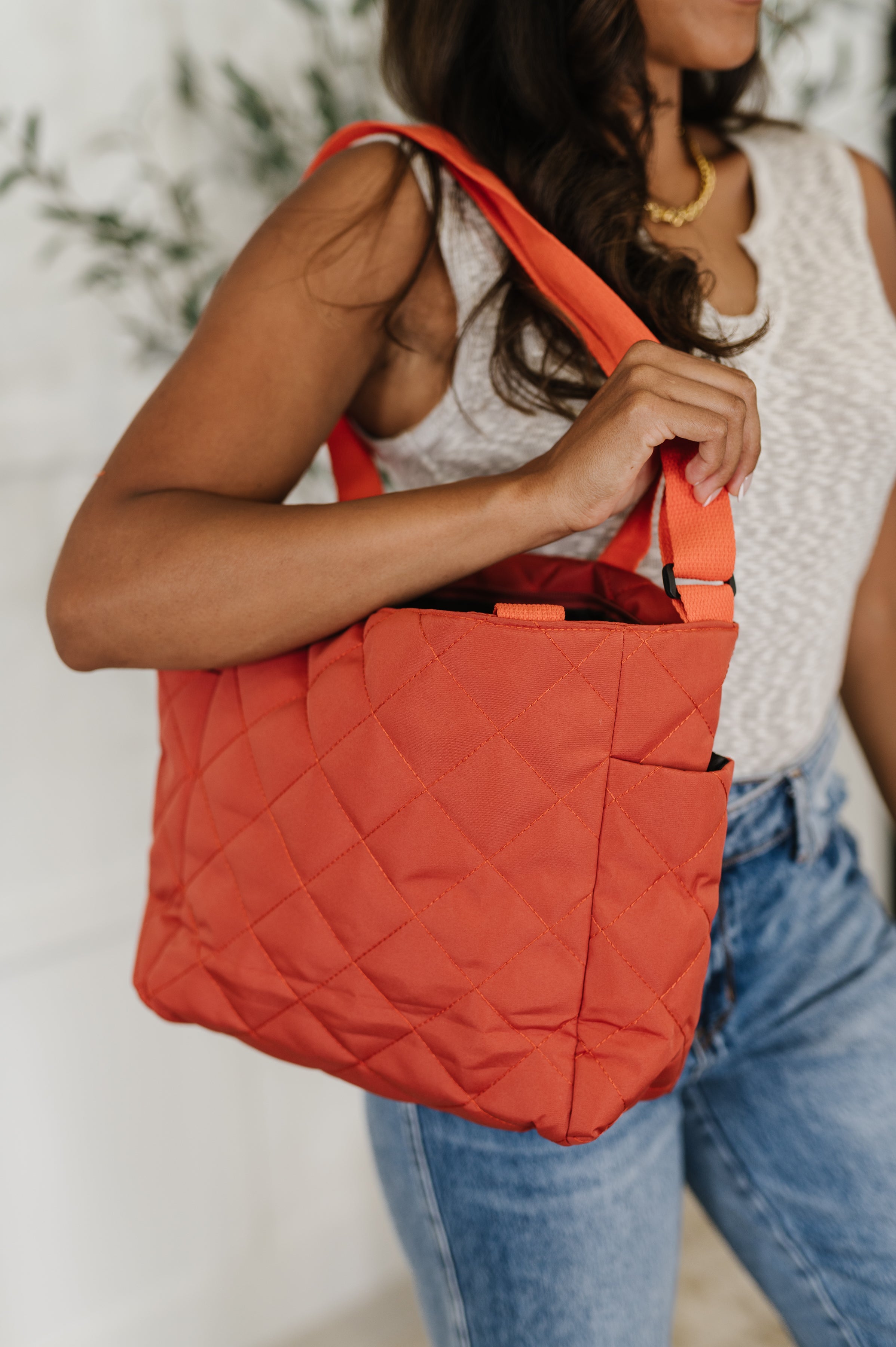 There She Goes Bag in Tomato - Charming Charlie